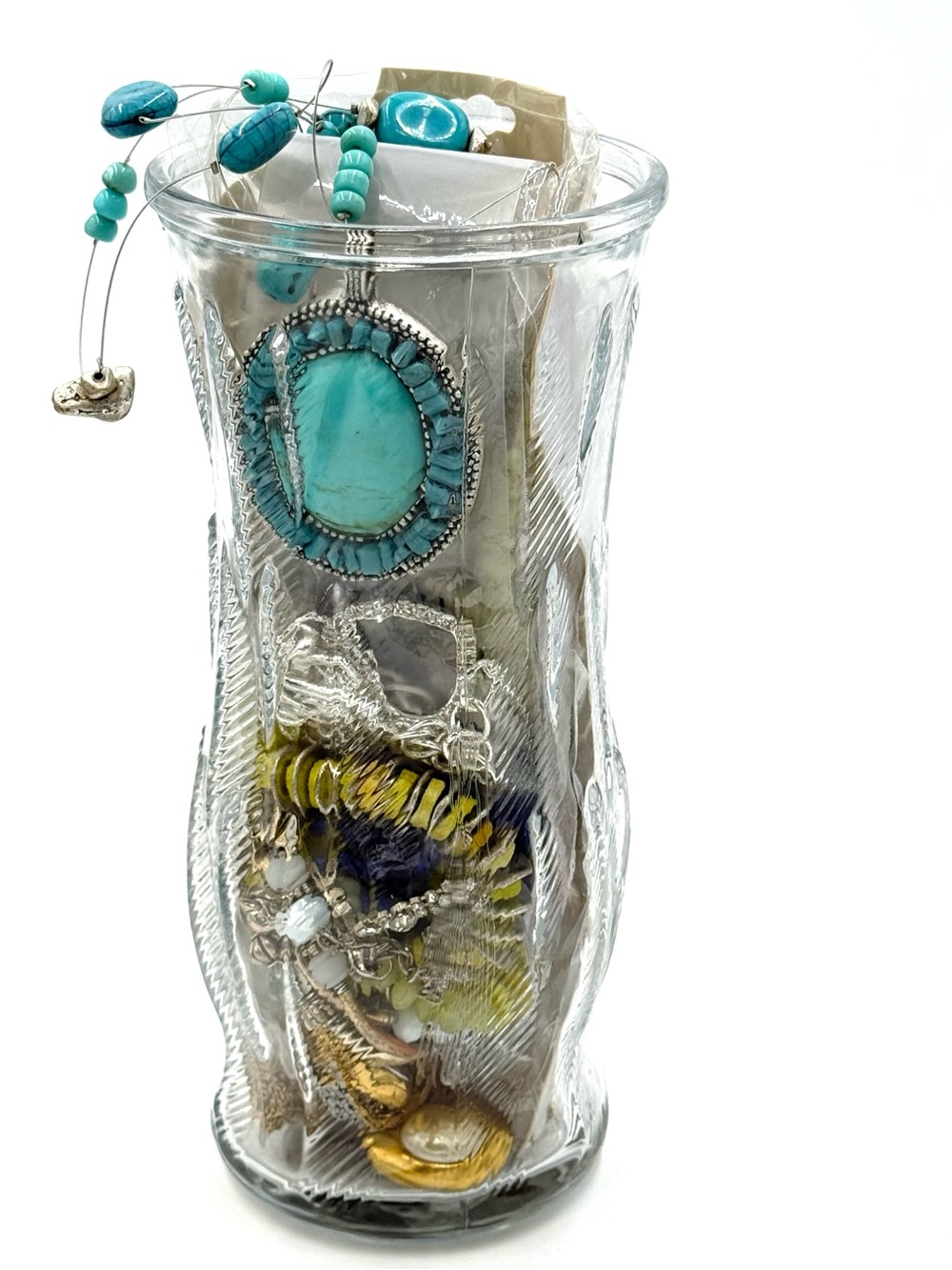 “MYSTERY** Vintage to Modern Jewelry Vase UNTESTED